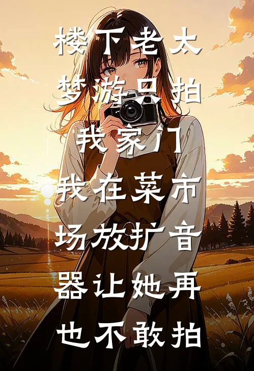 楼下老太梦游只拍我家门，我在菜市场放扩音器让她再也不敢拍