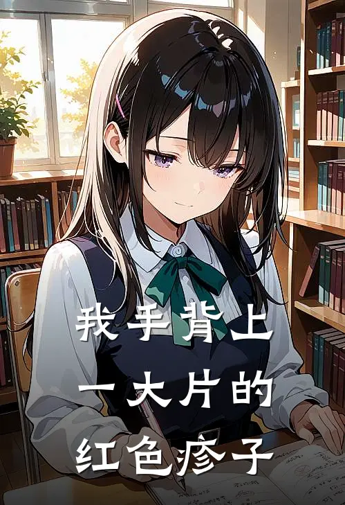 我手背上一大片的红色疹子