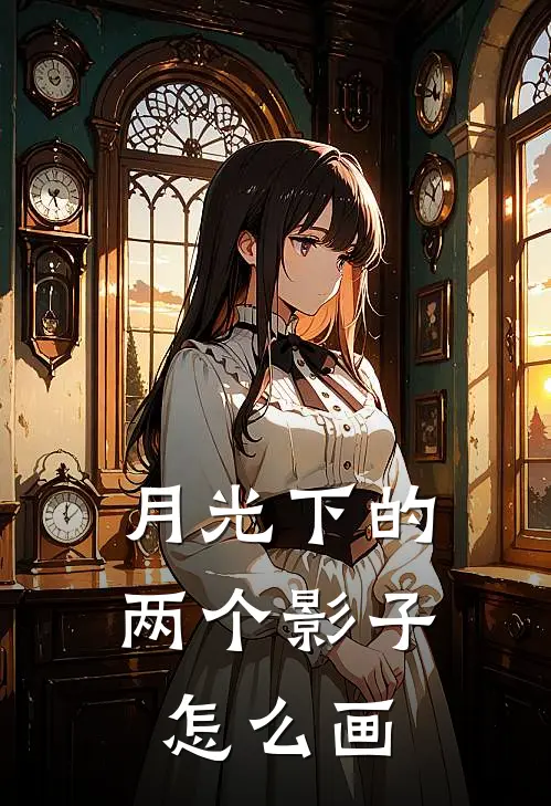 月光下的两个影子怎么画