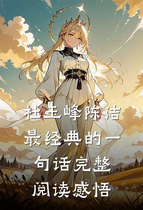 杜玉峰陈洁最经典的一句话完整阅读感悟