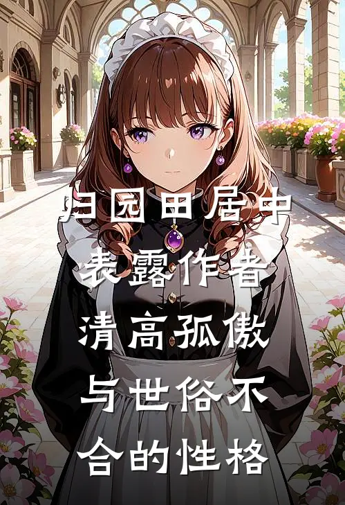 归园田居中表露作者清高孤傲,与世俗不合的性格