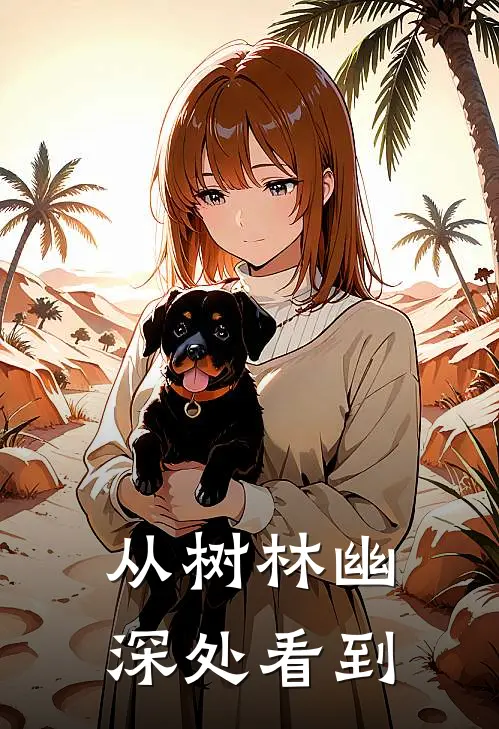 从树林幽深处看到