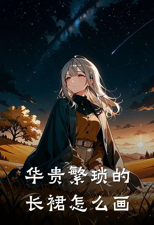 华贵繁琐的长裙怎么画