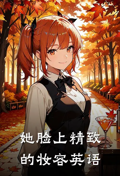 她脸上精致的妆容英语
