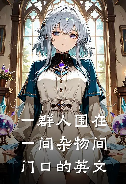 一群人围在一间杂物间门口的英文