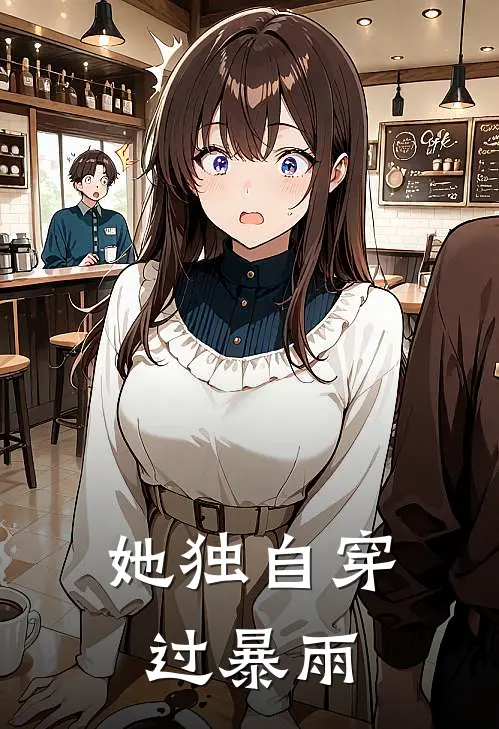 她独自穿过暴雨中的衣服