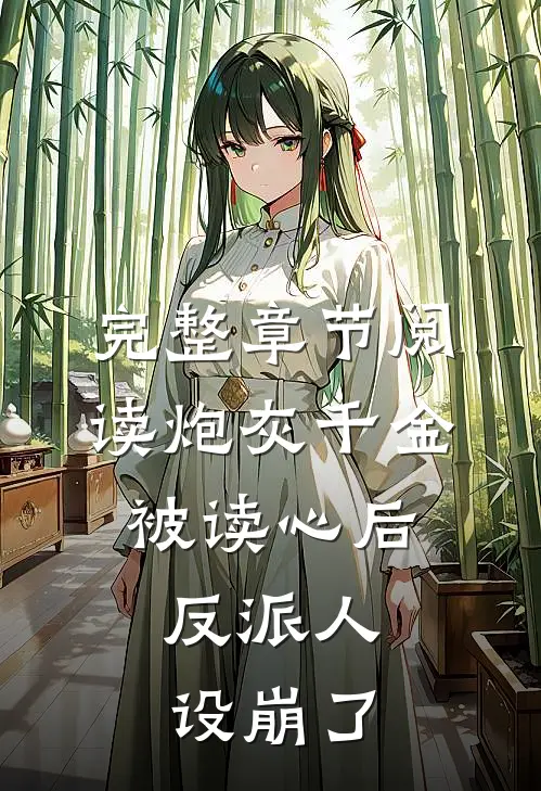 完整章节阅读炮灰千金被读心后，反派人设崩了