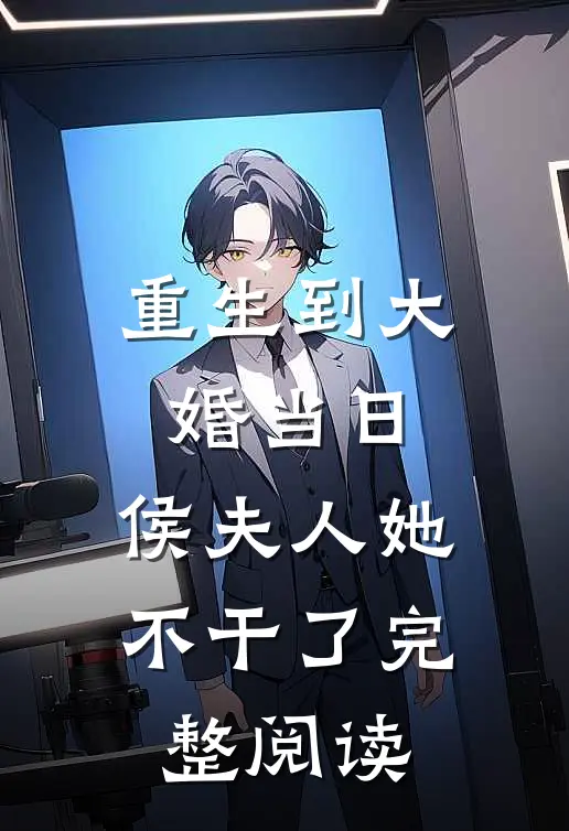 重生到大婚当日,侯夫人她不干了完整阅读全文
